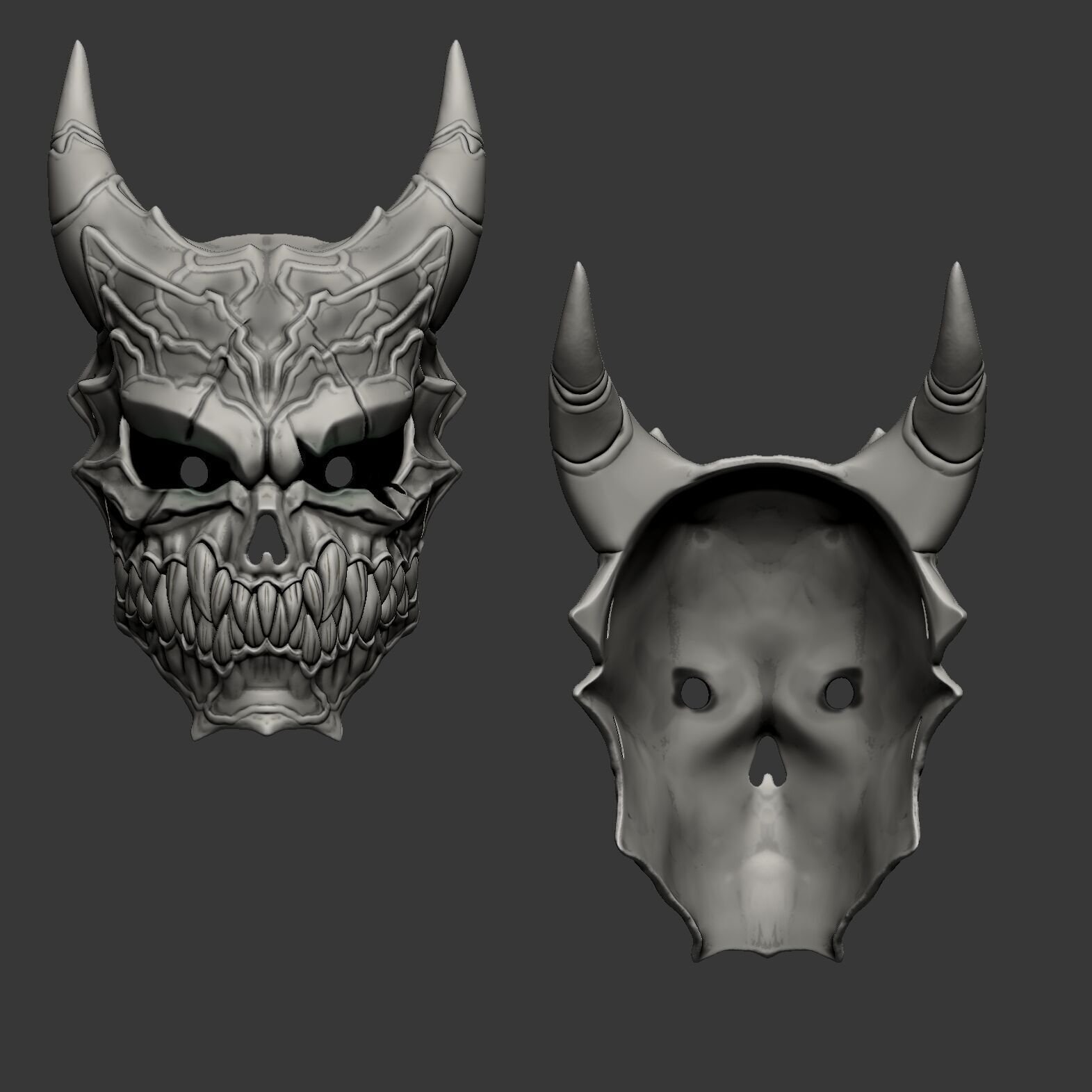 Kaiju No8 Mask  3D print model_5