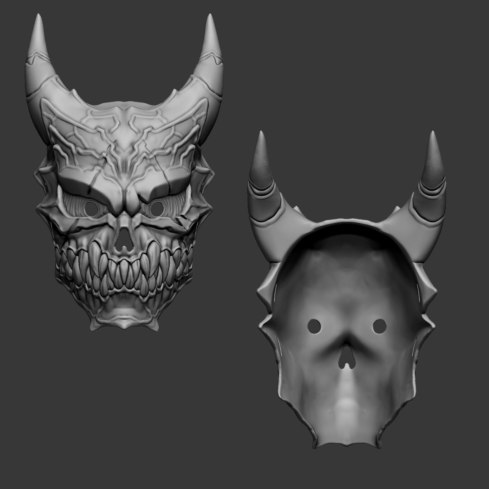 Kaiju No8 Mask  3D print model_1