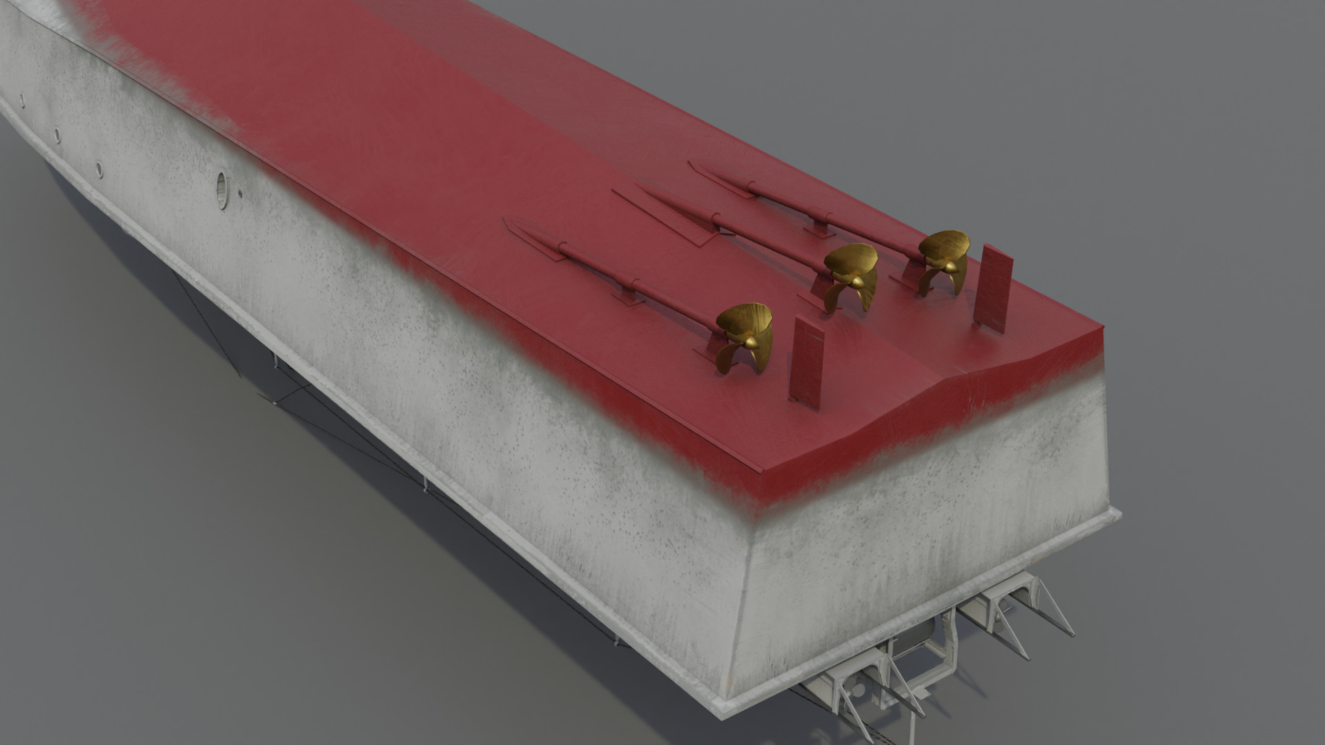 Higgins 81 ft PT-6 Motor Torpedo Boat Low-poly 3D model_10