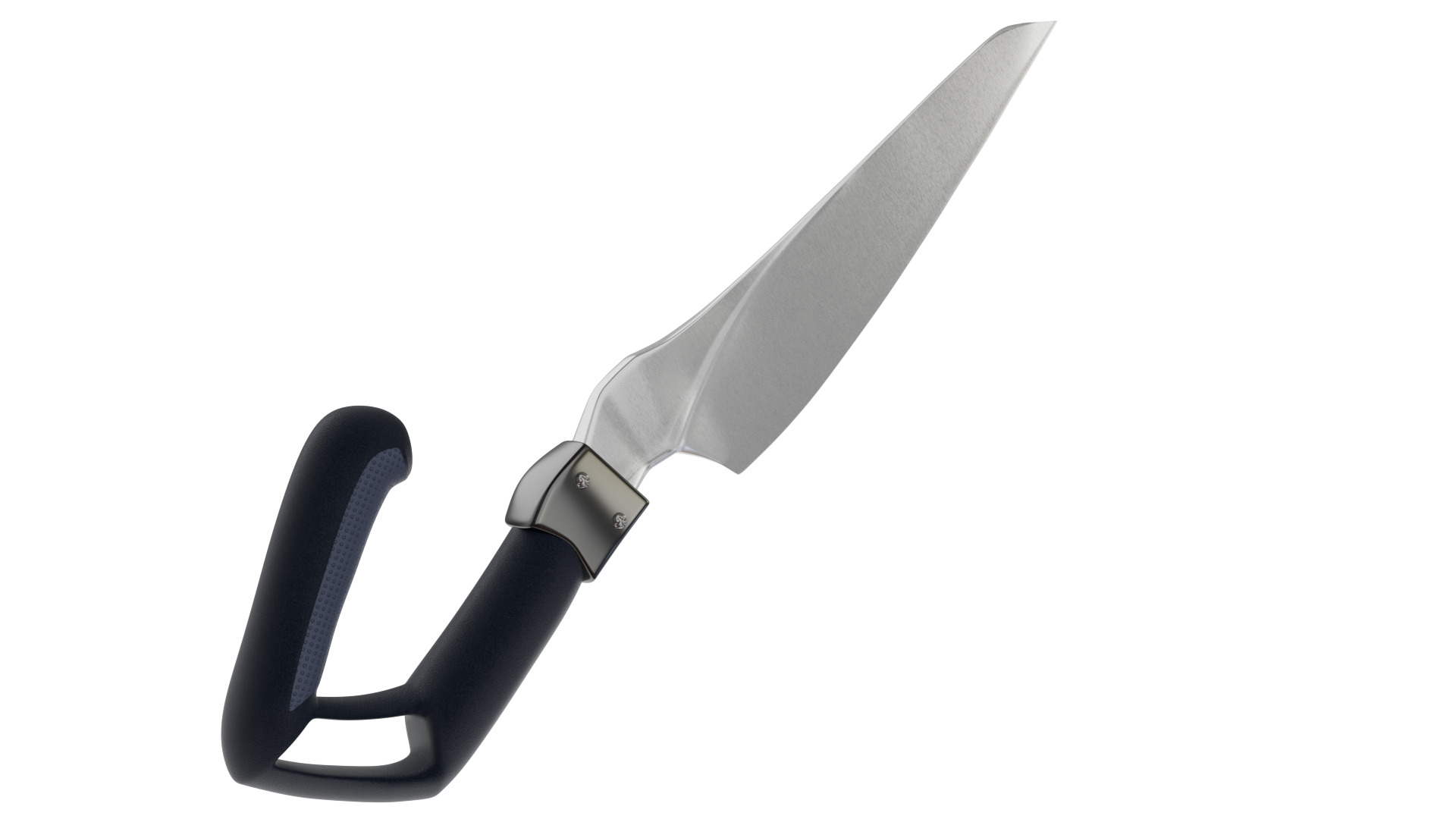 Realistic 3D Kitchen Knife Model 3D model_8