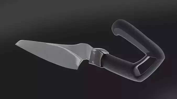 Realistic 3D Kitchen Knife Model 3D model