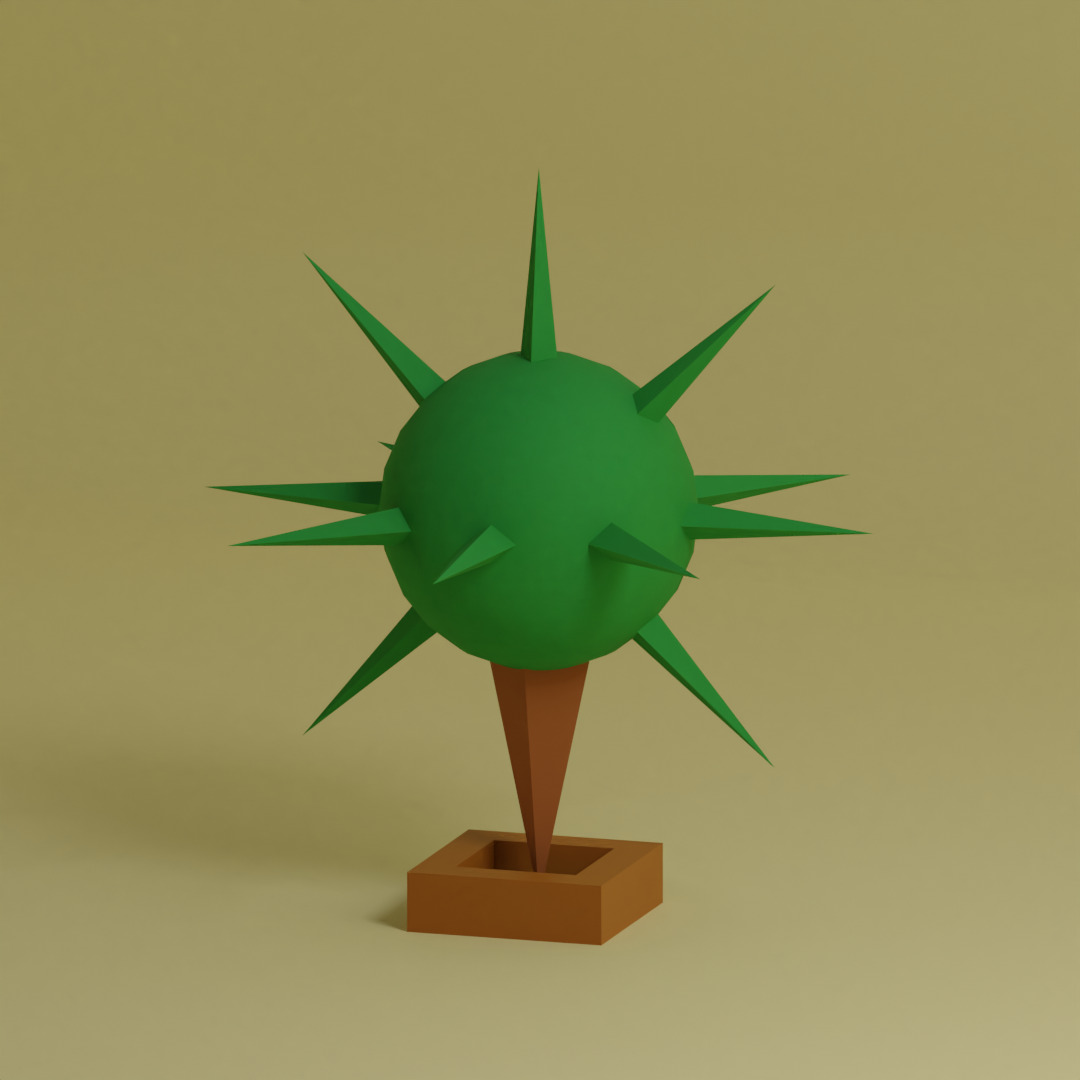 Low Poly Trees Collection - 25 trees pack 10 Low-poly 3D model_30