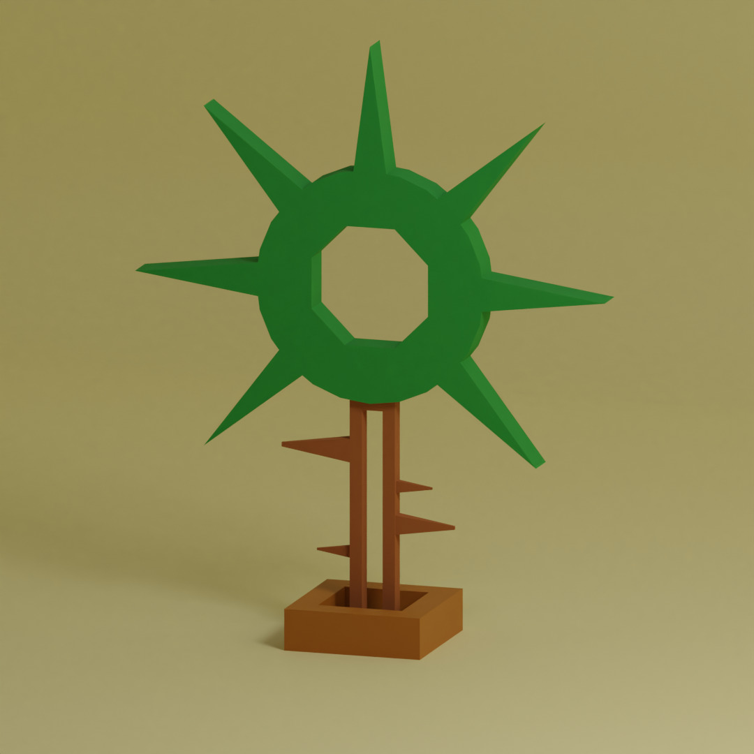 Low Poly Trees Collection - 25 trees pack 10 Low-poly 3D model_6