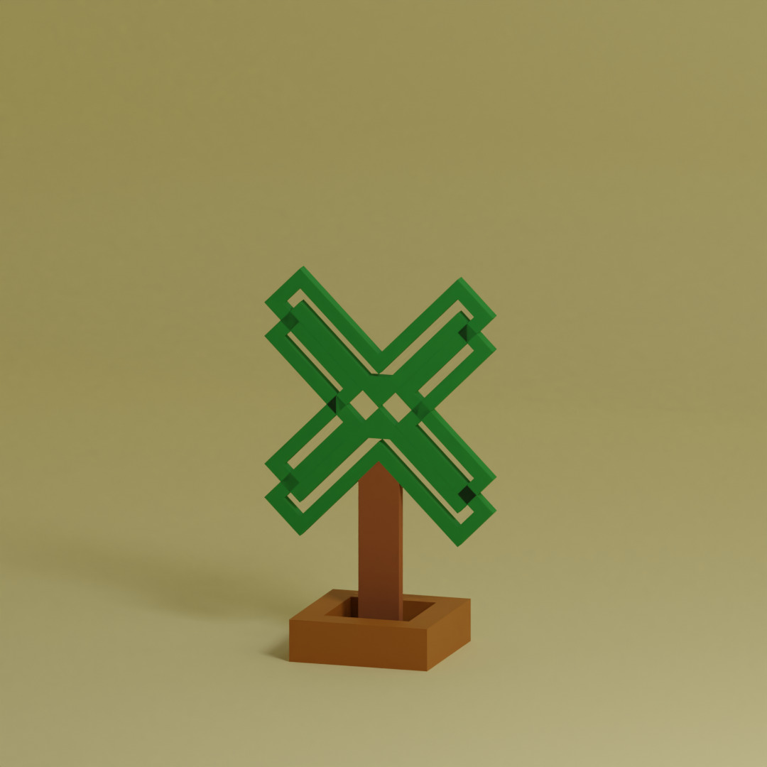 Low Poly Trees Collection - 25 trees pack 10 Low-poly 3D model_24