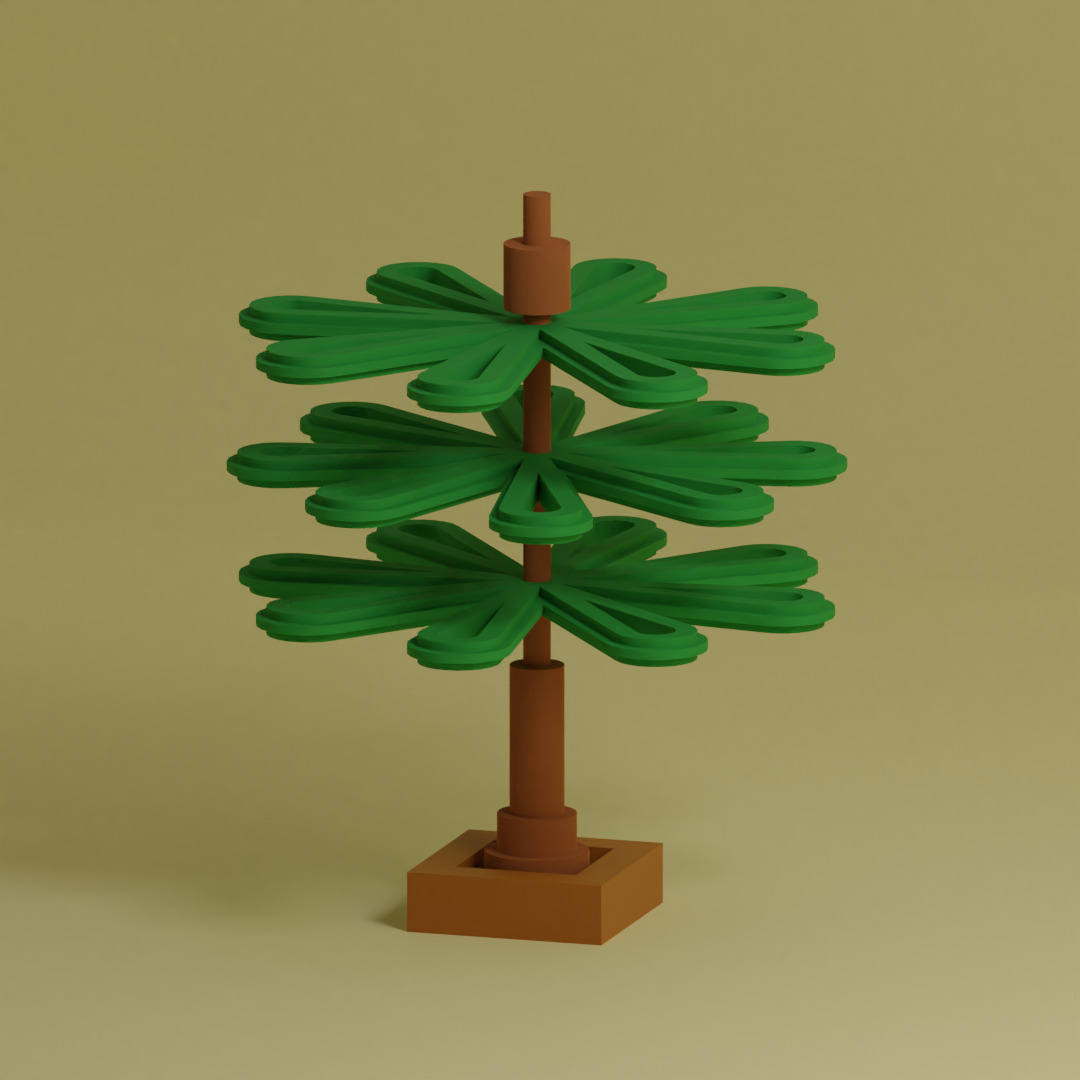 Low Poly Trees Collection - 25 trees pack 10 Low-poly 3D model_12