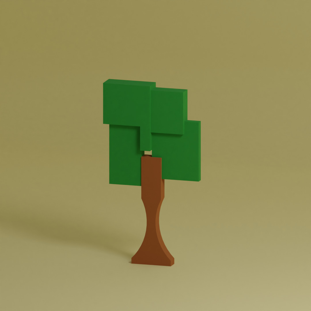 Low Poly Trees Collection - 25 trees pack 10 Low-poly 3D model_13