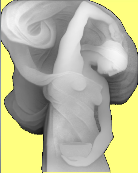 bas-relief of a girl  3D print model_13