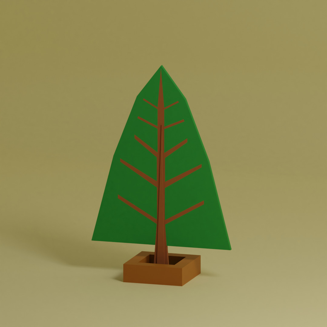 Low Poly Trees Collection - 25 trees pack 11 Low-poly 3D model_29