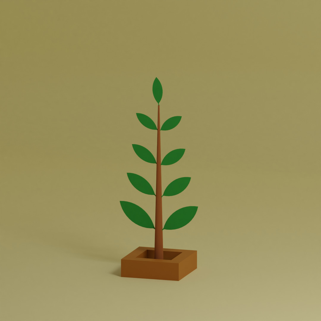 Low Poly Trees Collection - 25 trees pack 11 Low-poly 3D model_30