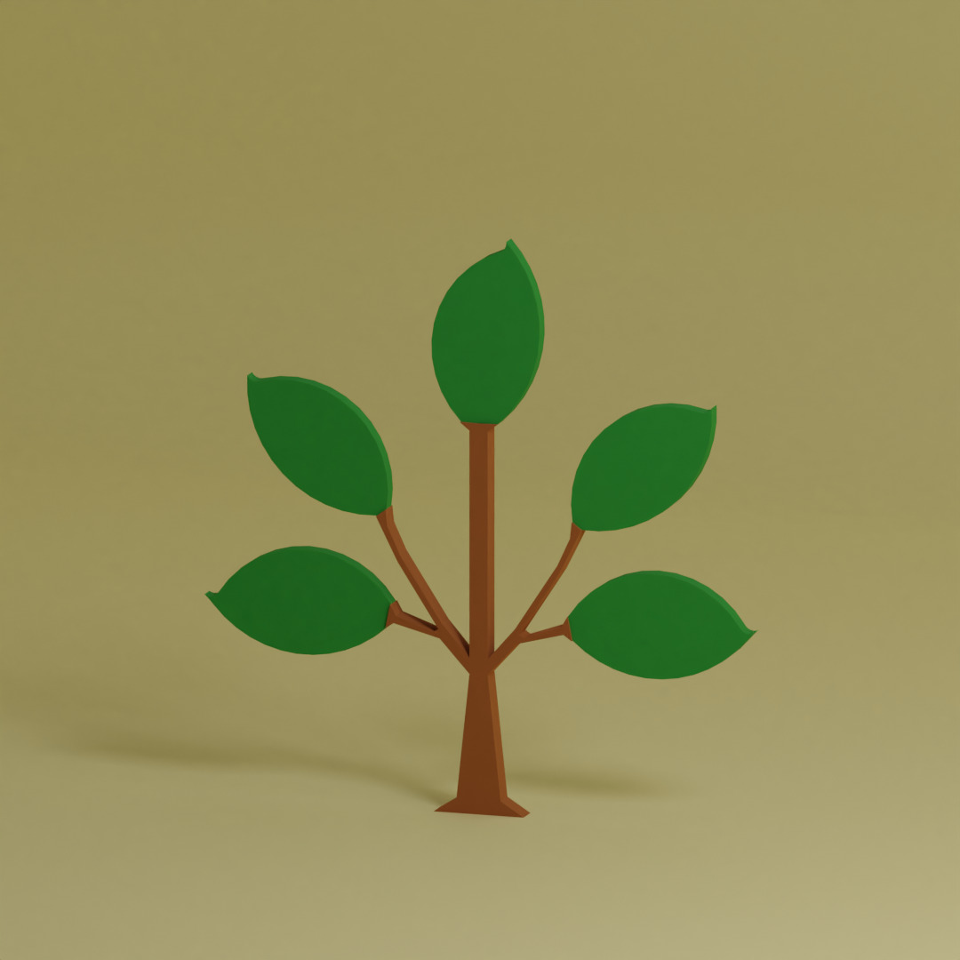 Low Poly Trees Collection - 25 trees pack 11 Low-poly 3D model_16