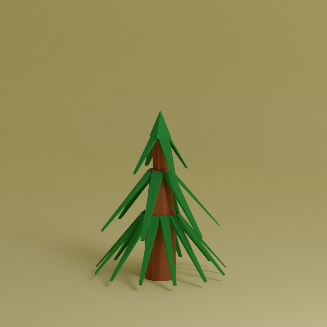 Low Poly Trees Collection - 25 trees pack 11 Low-poly 3D model_7