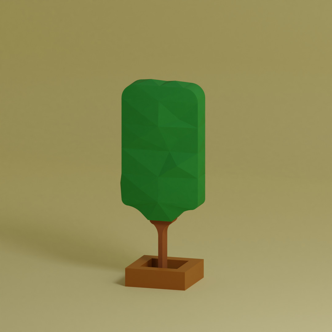 Low Poly Trees Collection - 25 trees pack 11 Low-poly 3D model_8