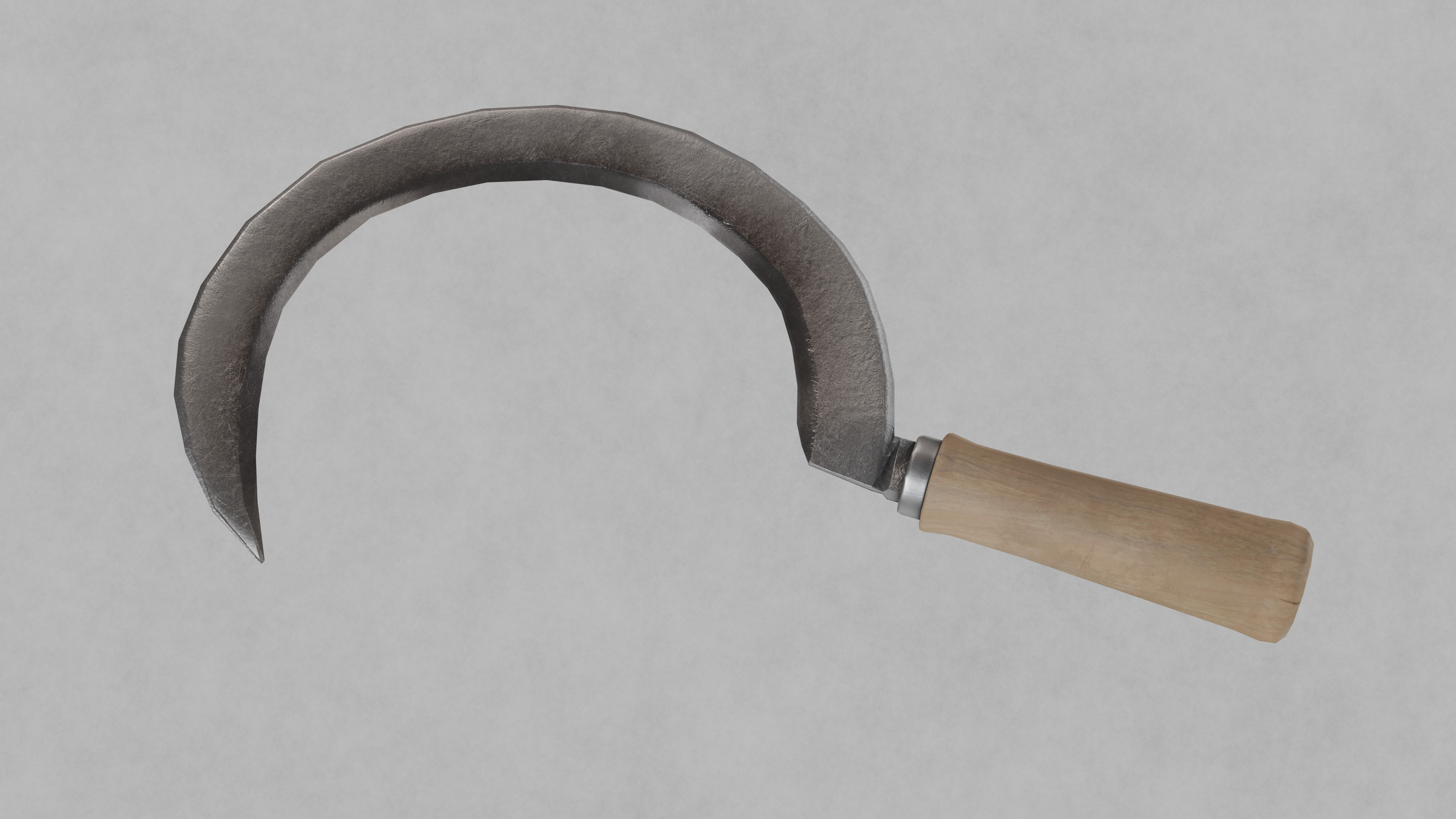 Garden Tools Pack Low-poly 3D model_7