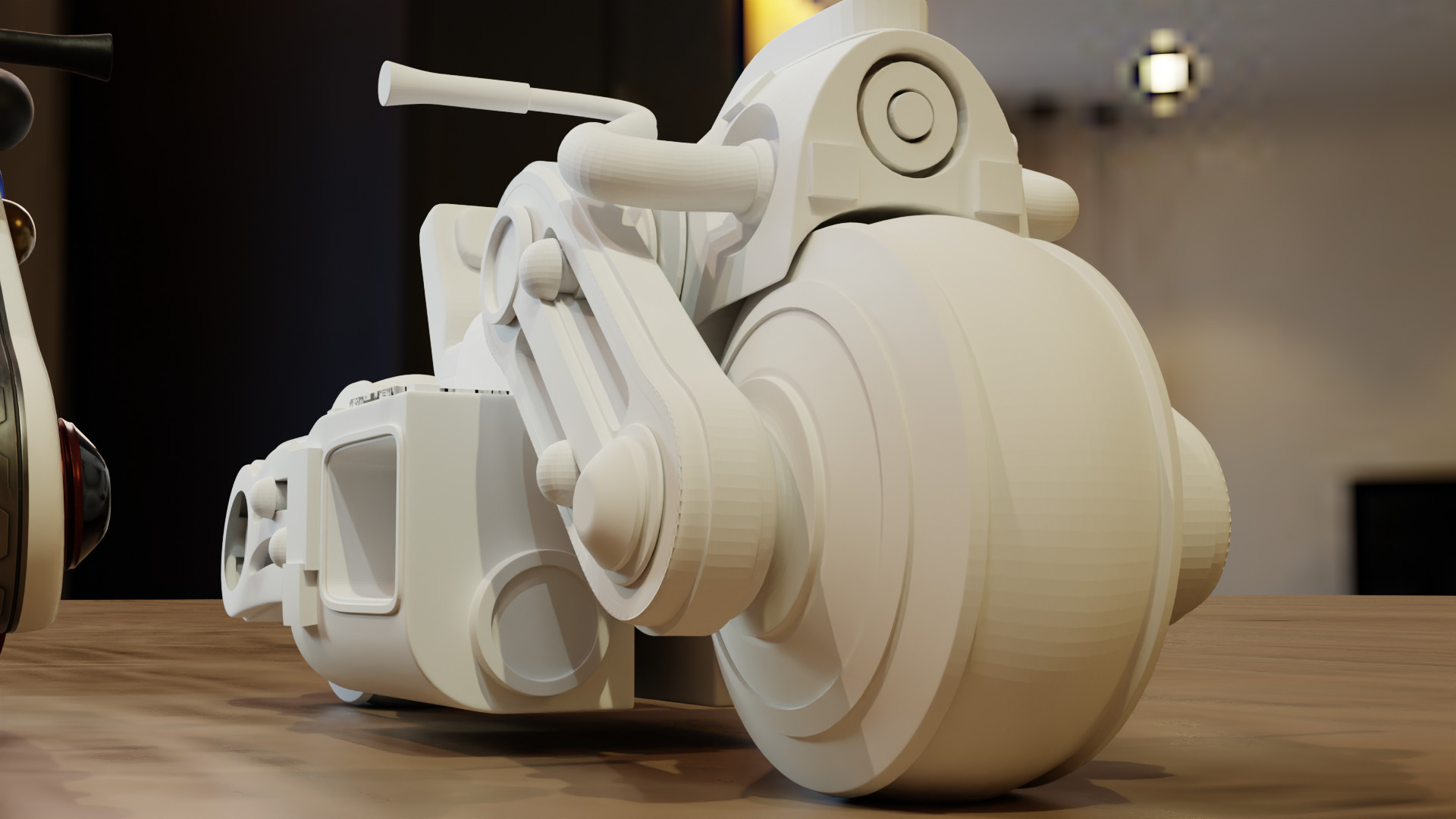 3D Printable Futuristic Bike Mode 3D print model_1