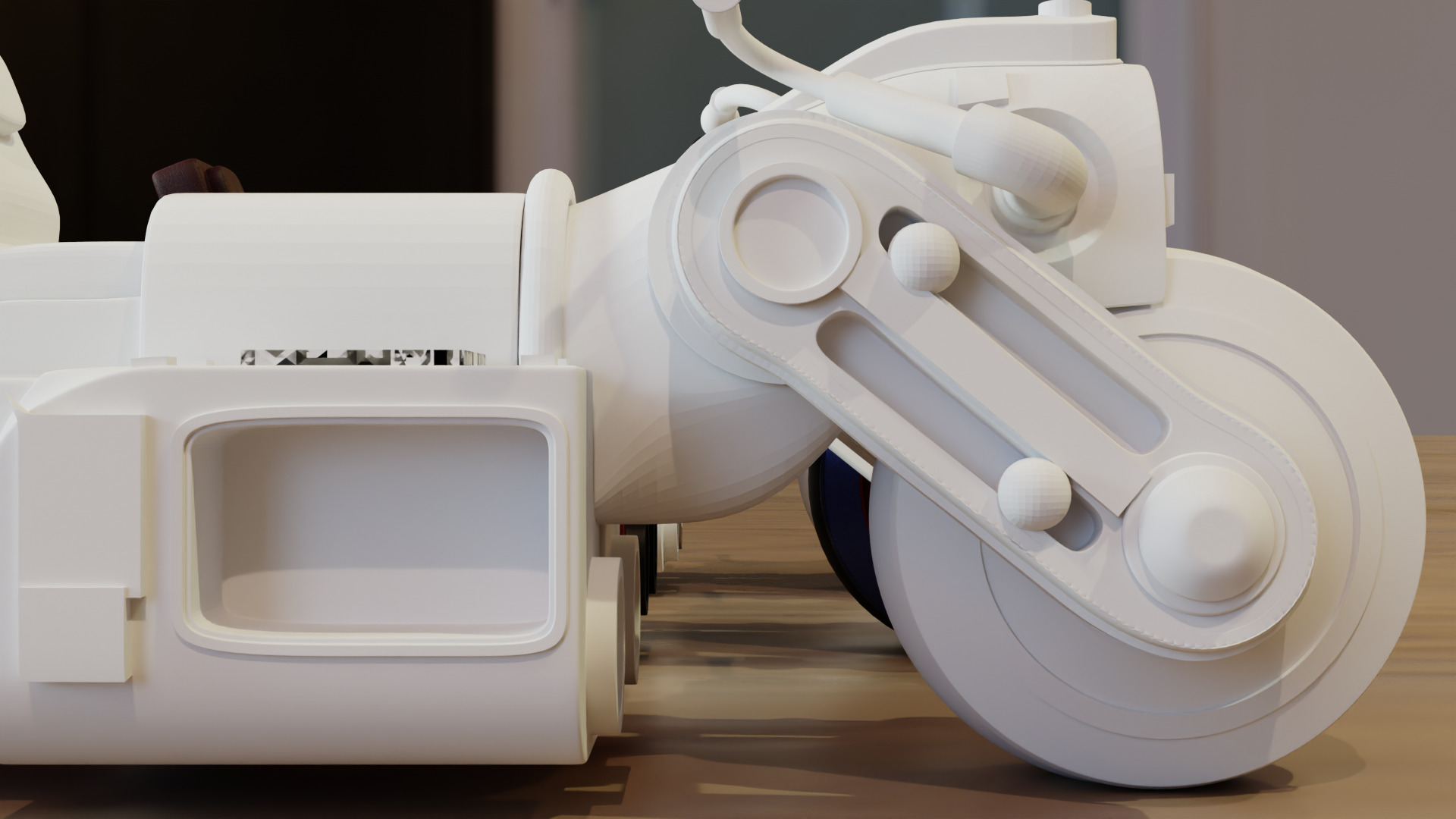 3D Printable Futuristic Bike Mode 3D print model_8