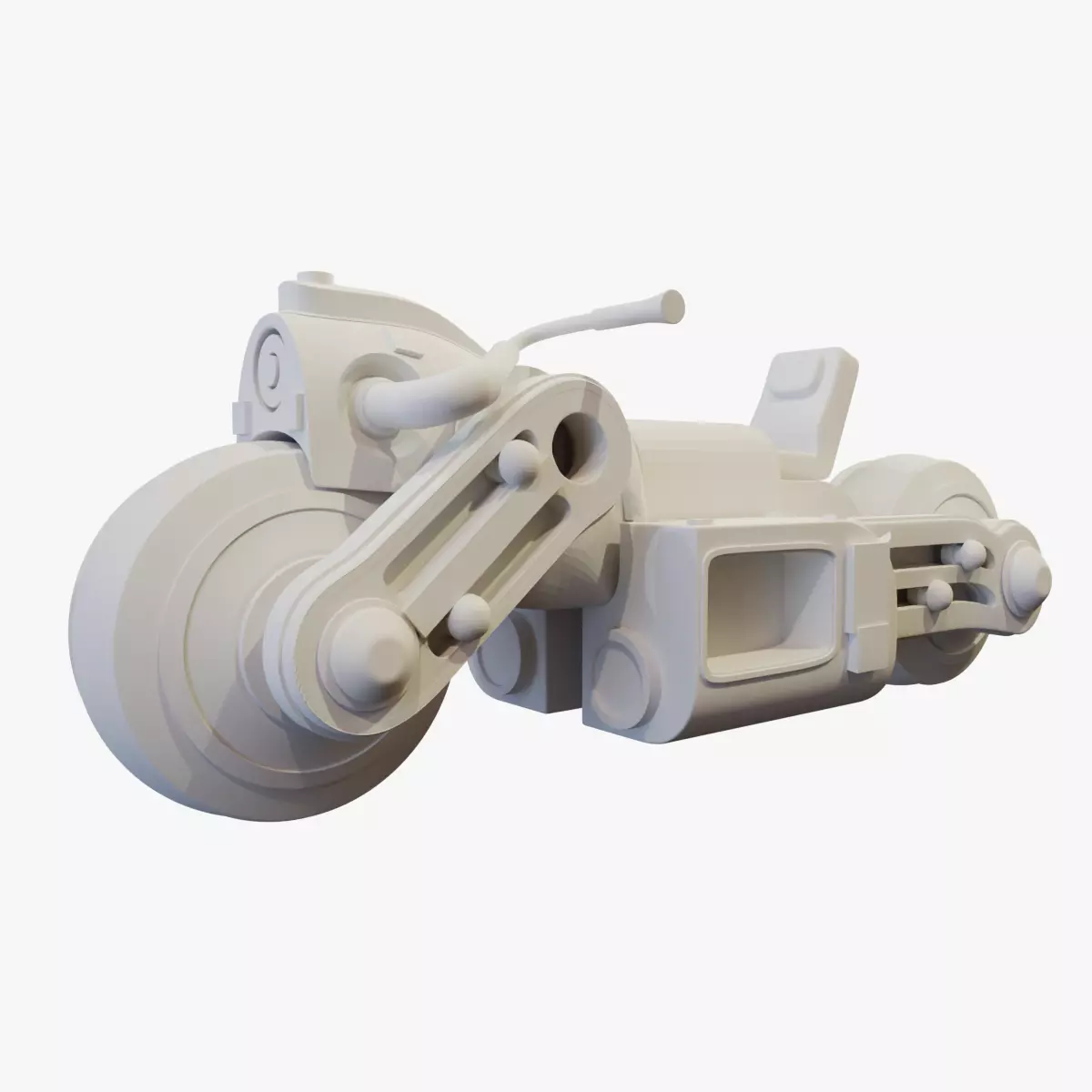3D Printable Futuristic Bike Mode 3D print model_0