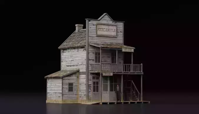 Wild West - Building A Low-poly 3D model