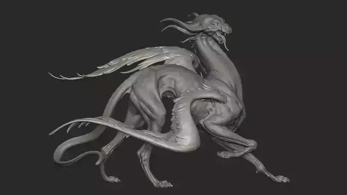 Gryphon  3D Sculpting 3D print model