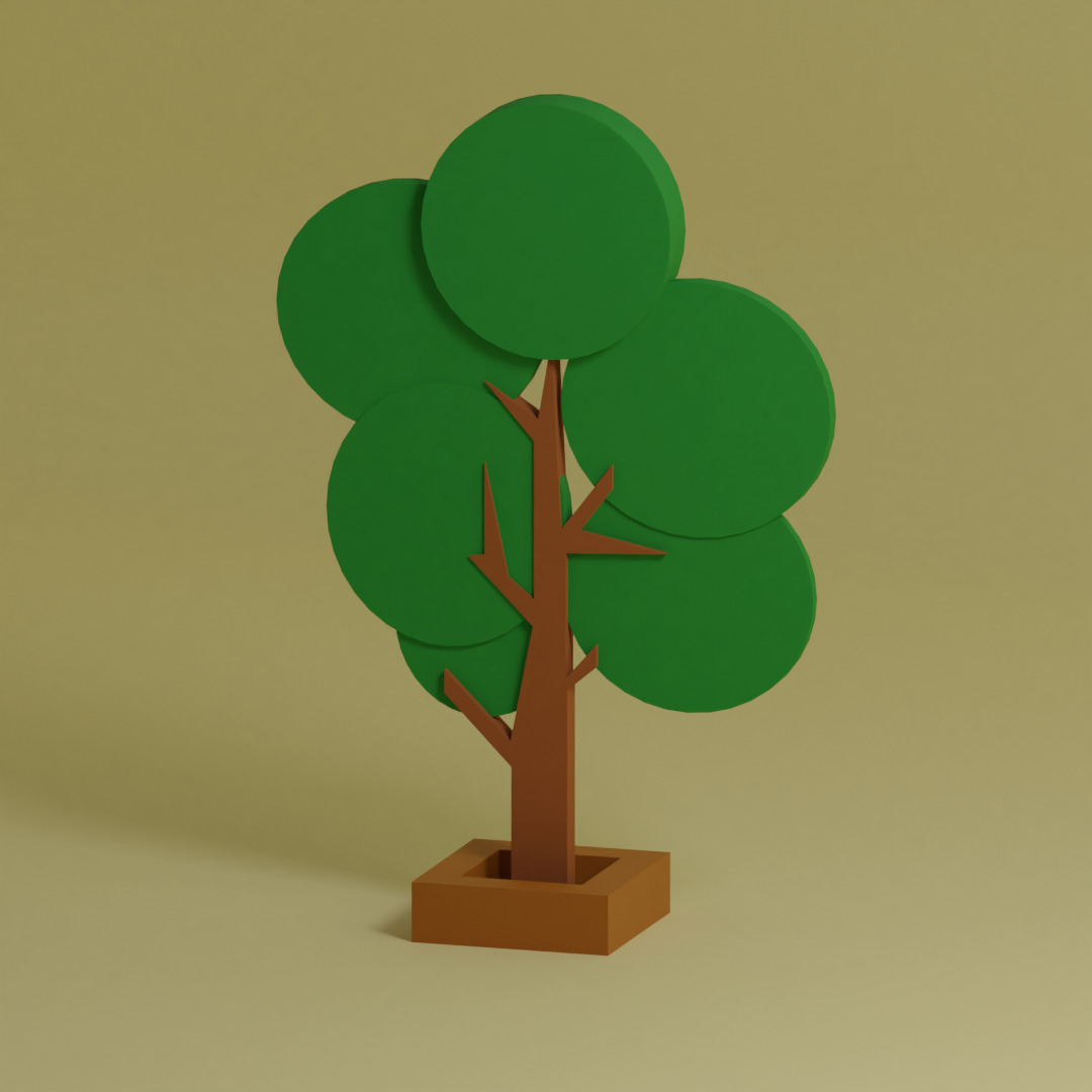 Low Poly Trees Collection - 25 trees pack 12 Low-poly 3D model_26