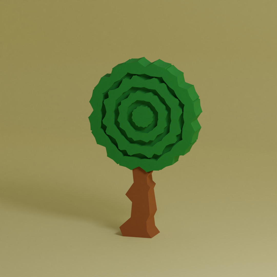 Low Poly Trees Collection - 25 trees pack 12 Low-poly 3D model_14