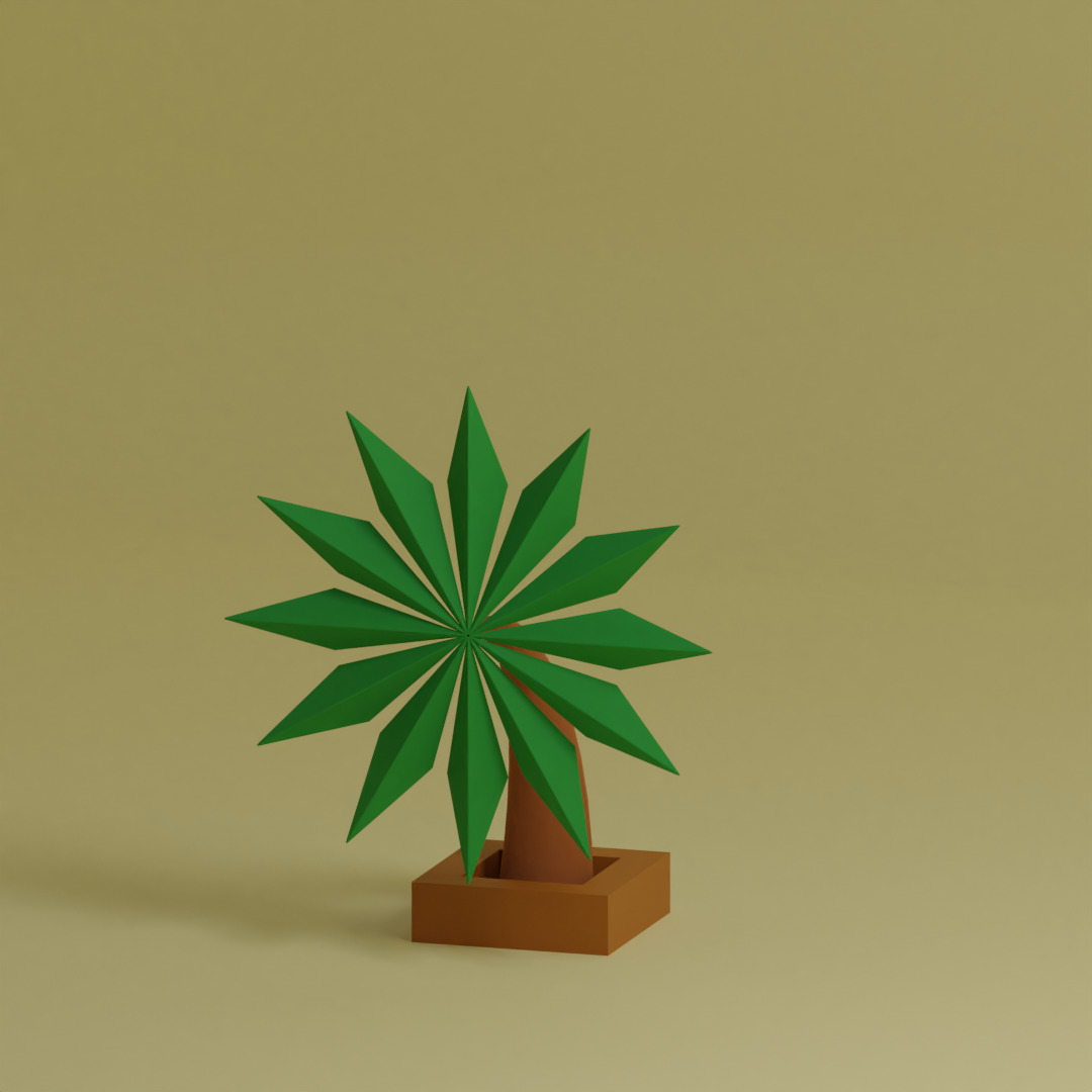 Low Poly Trees Collection - 25 trees pack 12 Low-poly 3D model_19