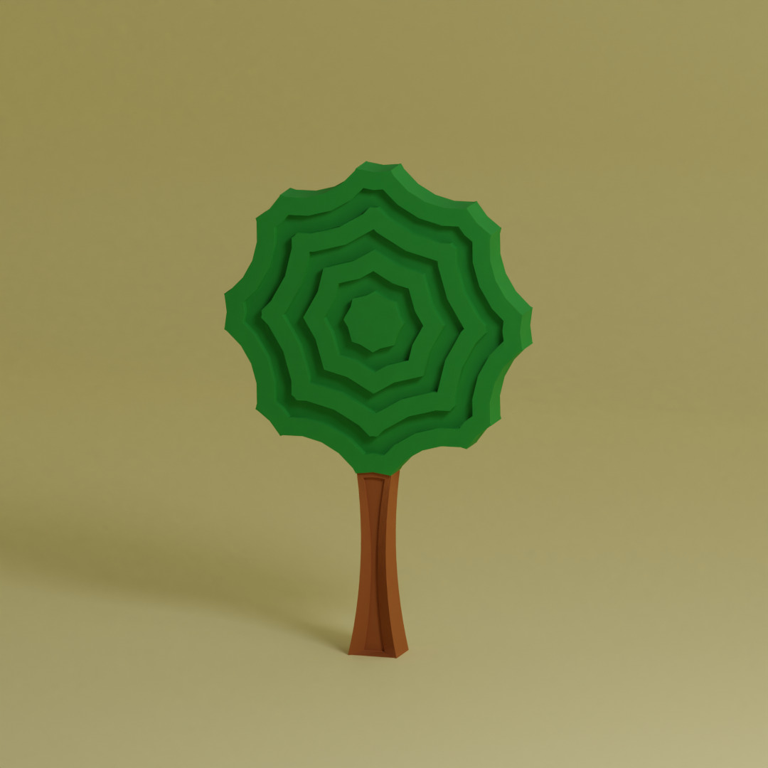 Low Poly Trees Collection - 25 trees pack 12 Low-poly 3D model_15