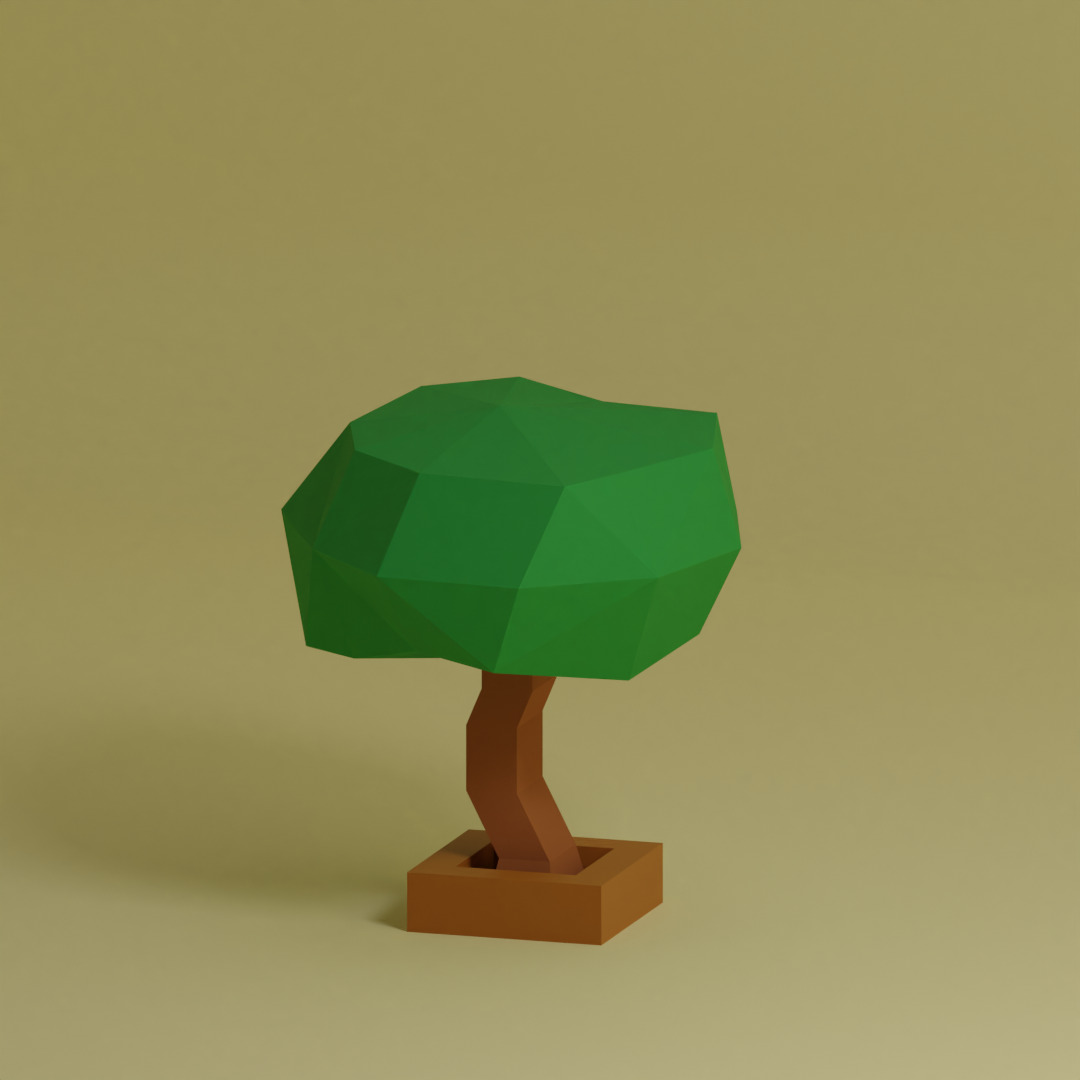Low Poly Trees Collection - 25 trees pack 12 Low-poly 3D model_27