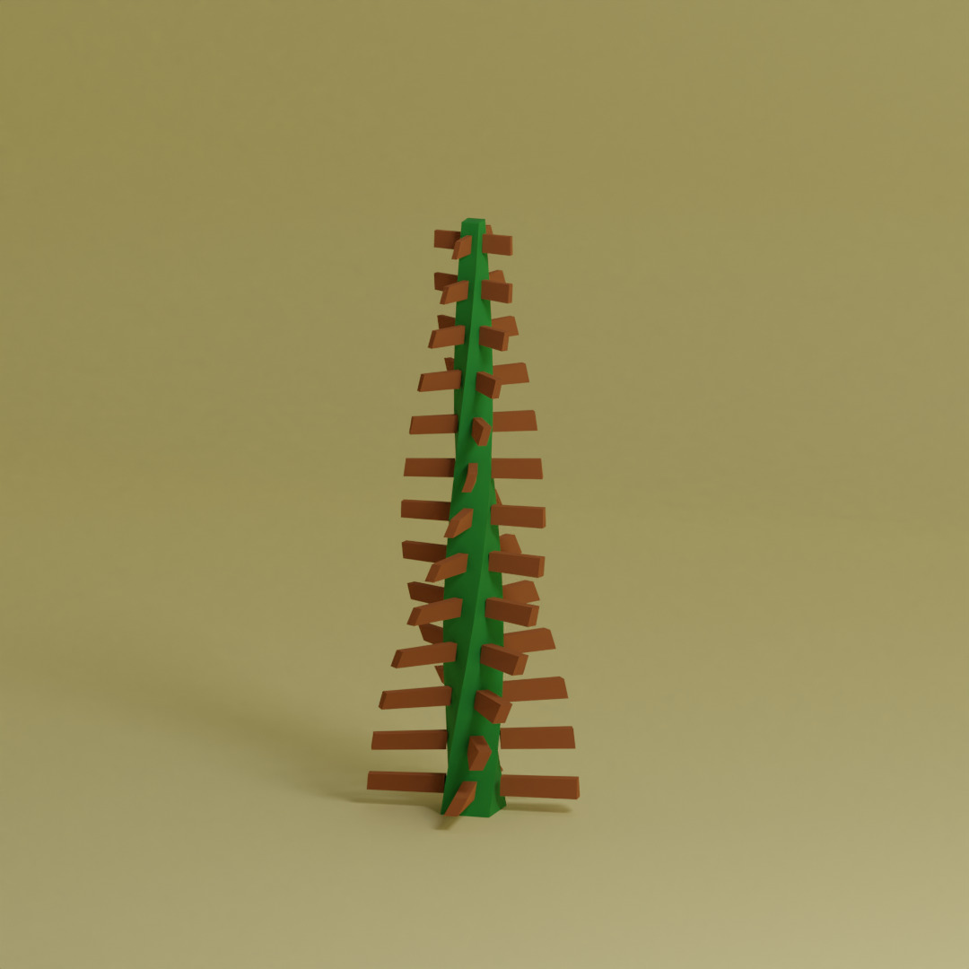 Low Poly Trees Collection - 25 trees pack 12 Low-poly 3D model_22