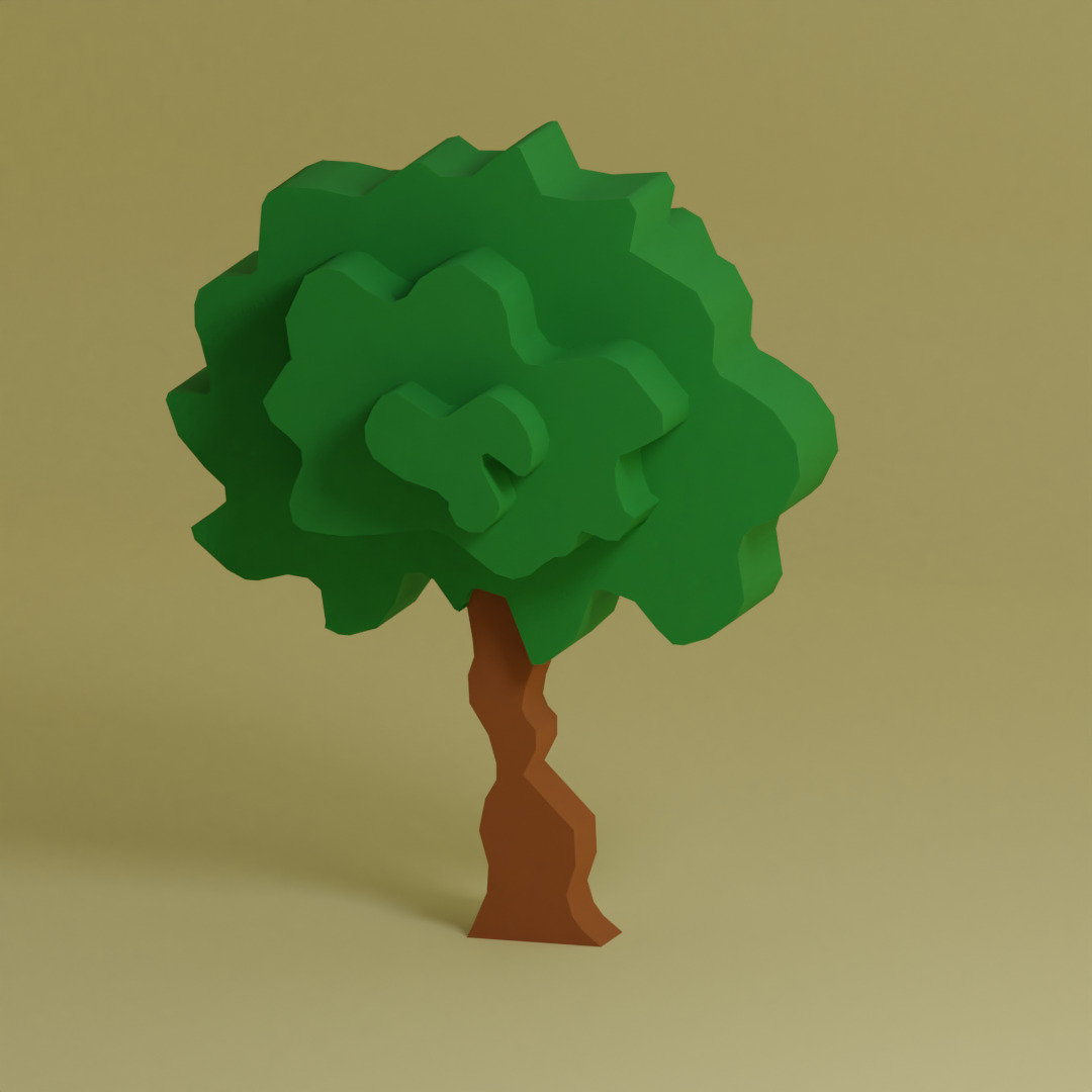 Low Poly Trees Collection - 25 trees pack 12 Low-poly 3D model_10
