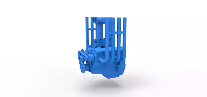 Engine V8 for Vintage Monster truck Scale 1 to 25