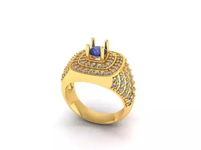 Mens Ring  Render 3dm STL OBJ FBX Details