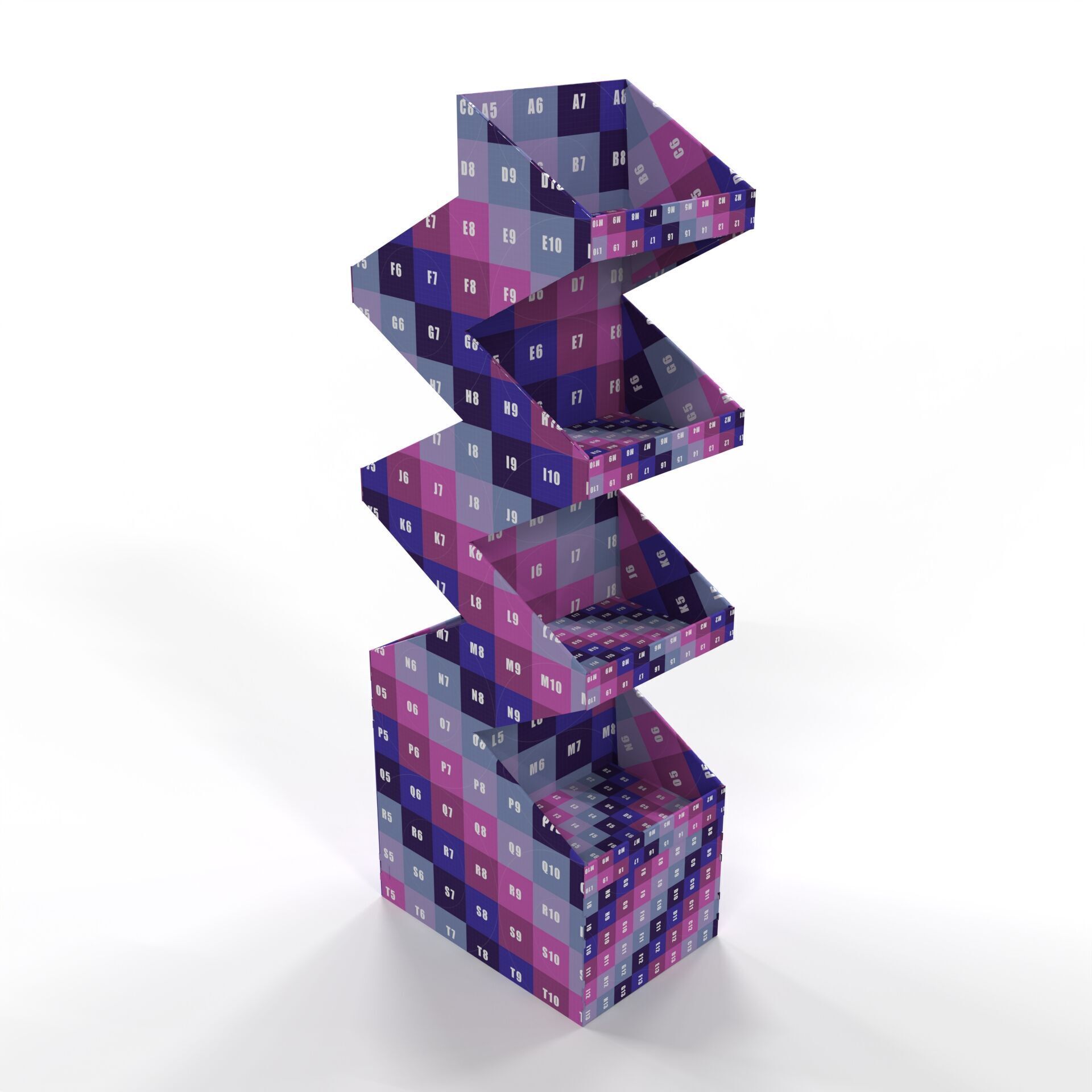 Point of Sale Cardboard Display Stand Texture_8