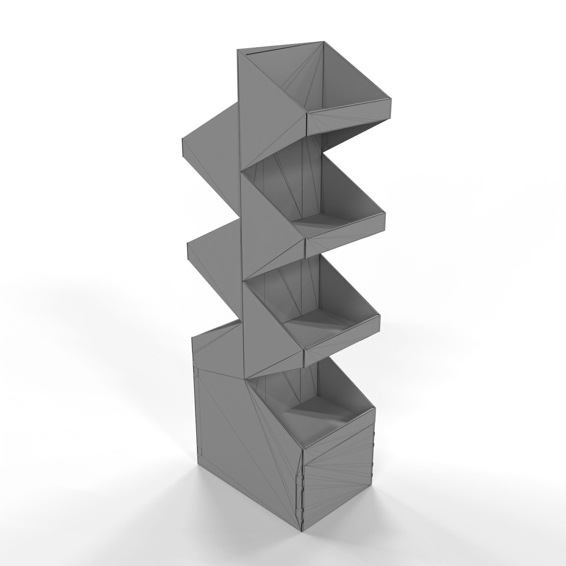 Point of Sale Cardboard Display Stand Texture_5