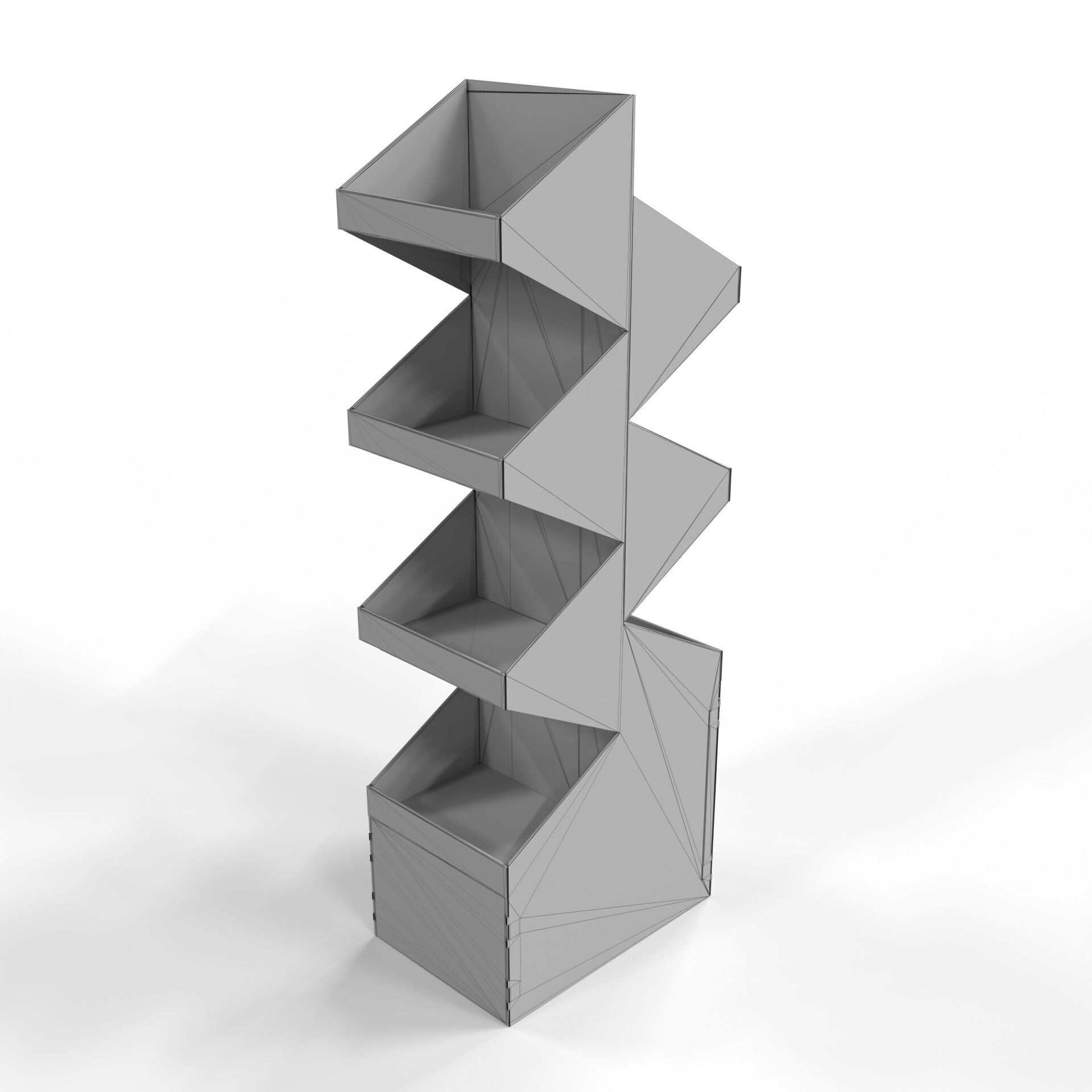 Point of Sale Cardboard Display Stand Texture_3