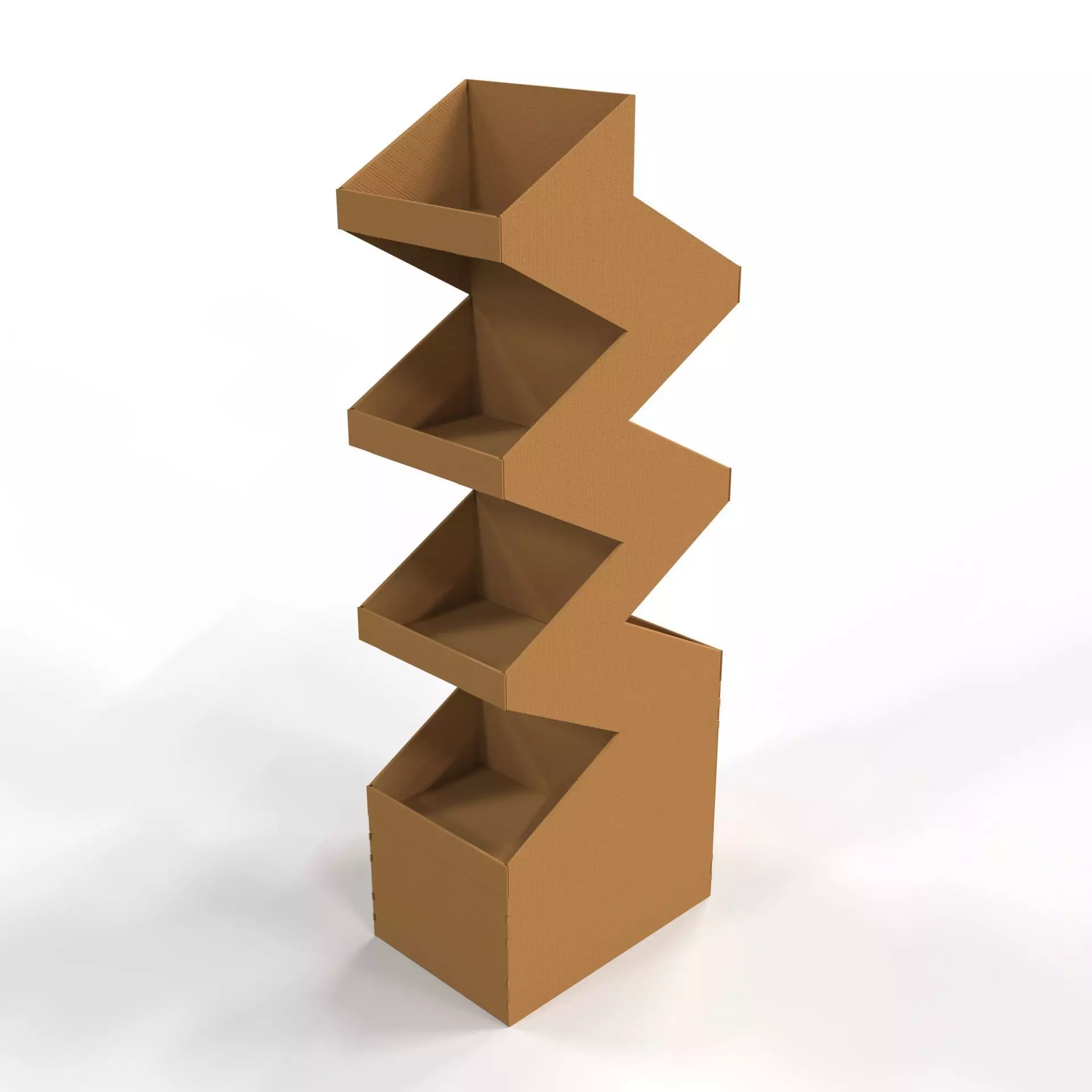 Point of Sale Cardboard Display Stand Texture_0