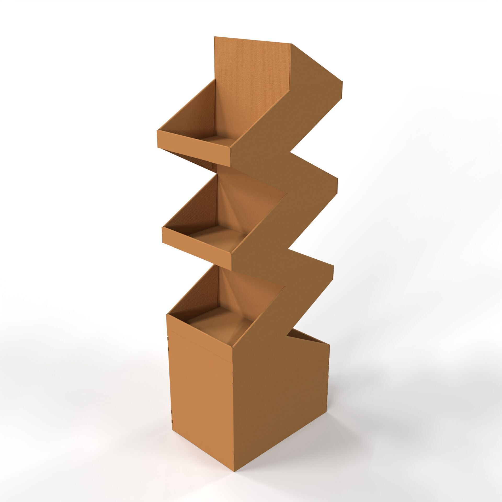 Point of Sale Cardboard Display Stand Texture_2