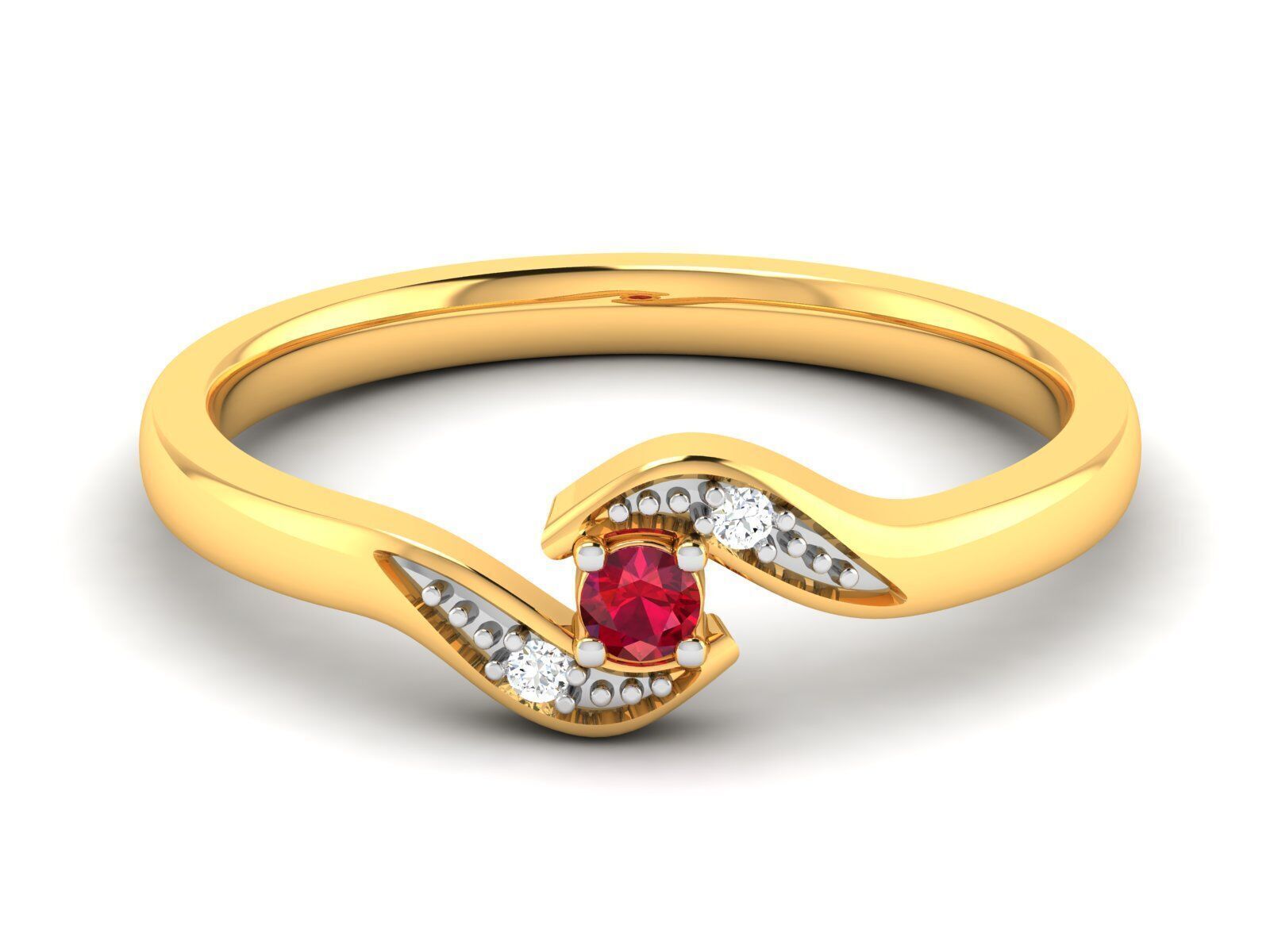 Women Ring  Render 3dm STL OBJ FBX Details 3D print model_6