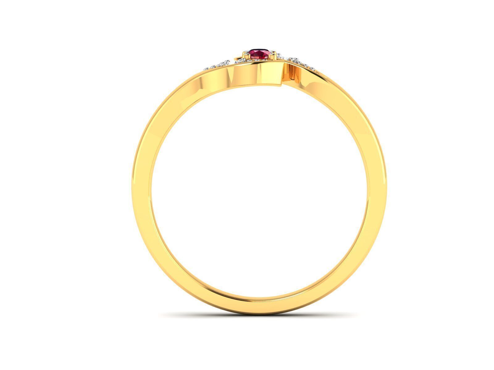 Women Ring  Render 3dm STL OBJ FBX Details 3D print model_2