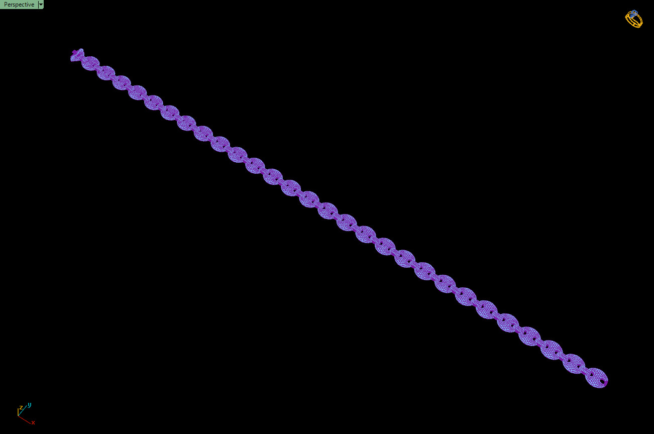 Custom Gucci Diamond Chain Desings - Gucci Links - Diamond Link 3D print model_13