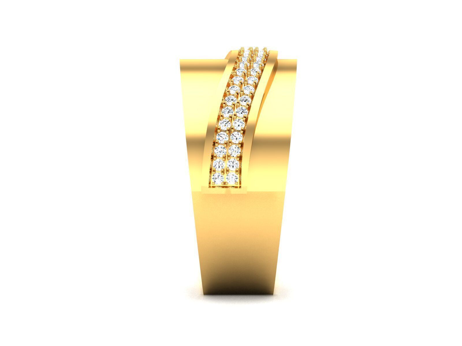 Mens Ring Render 3dm STL OBJ FBX Details 3D print model_10