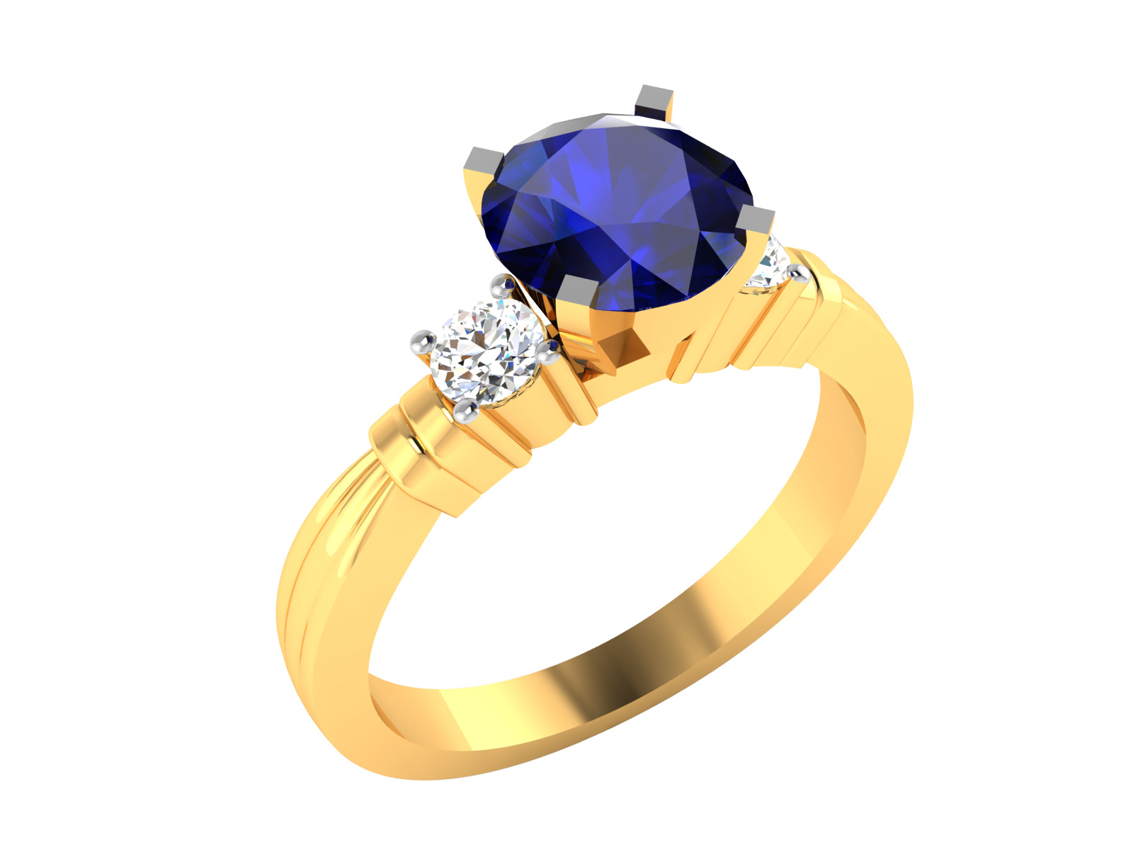 Women Ring  Render 3dm STL OBJ FBX Details 3D print model_1