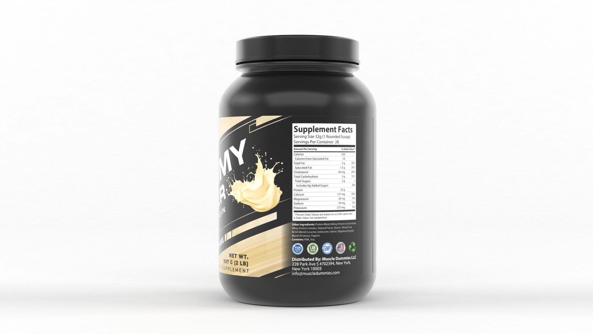 Protein Powder 3D model_2