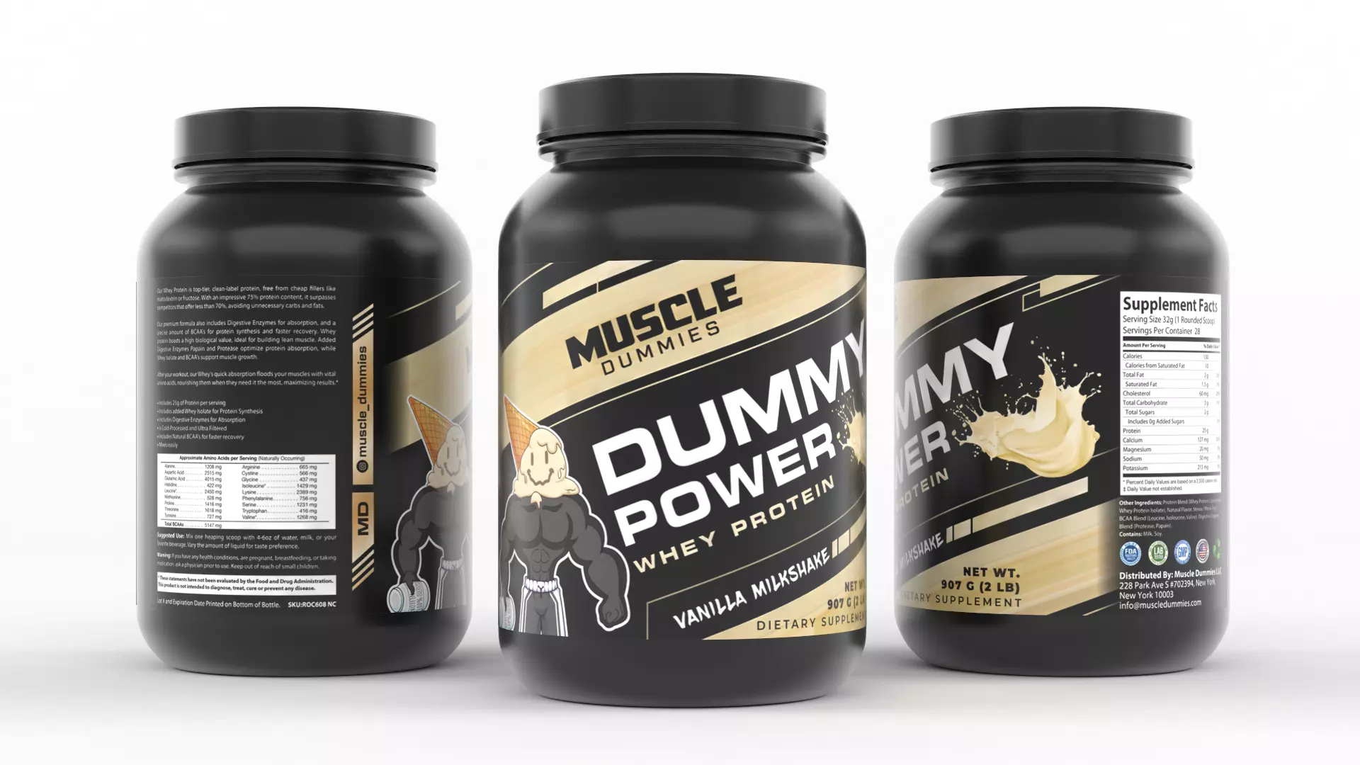 Protein Powder 3D model_0