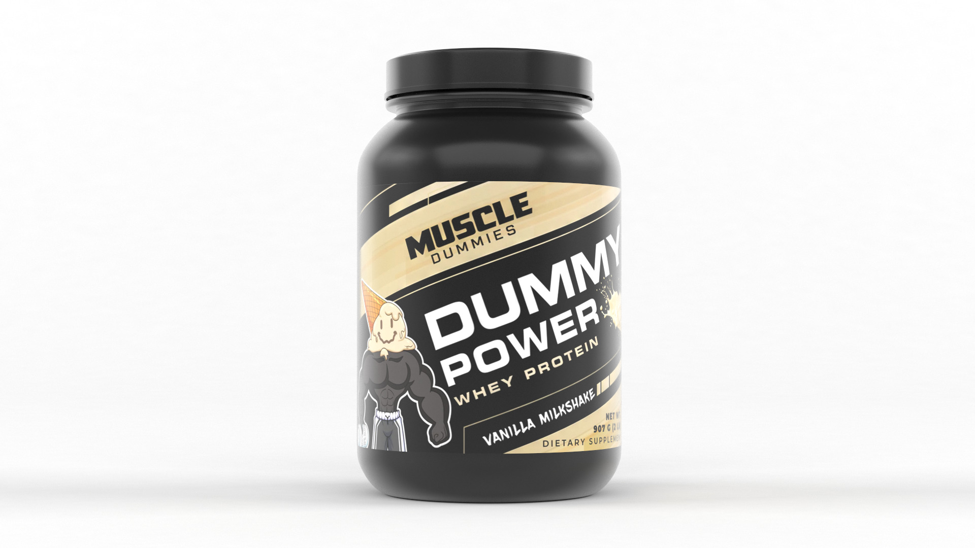 Protein Powder 3D model_1