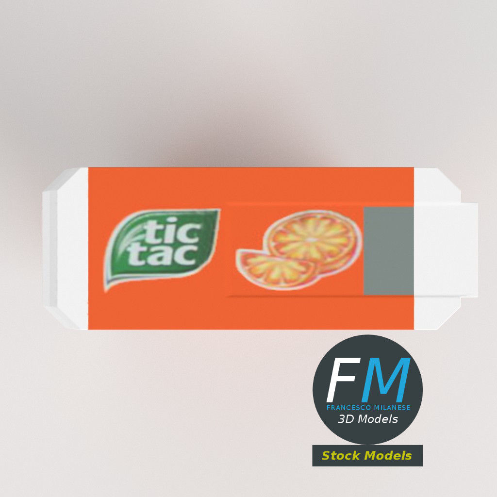 Tic-Tac confetti 3D model_6