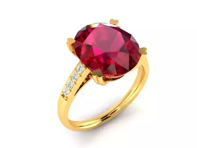 Women Ring  Render 3dm STL OBJ FBX Details