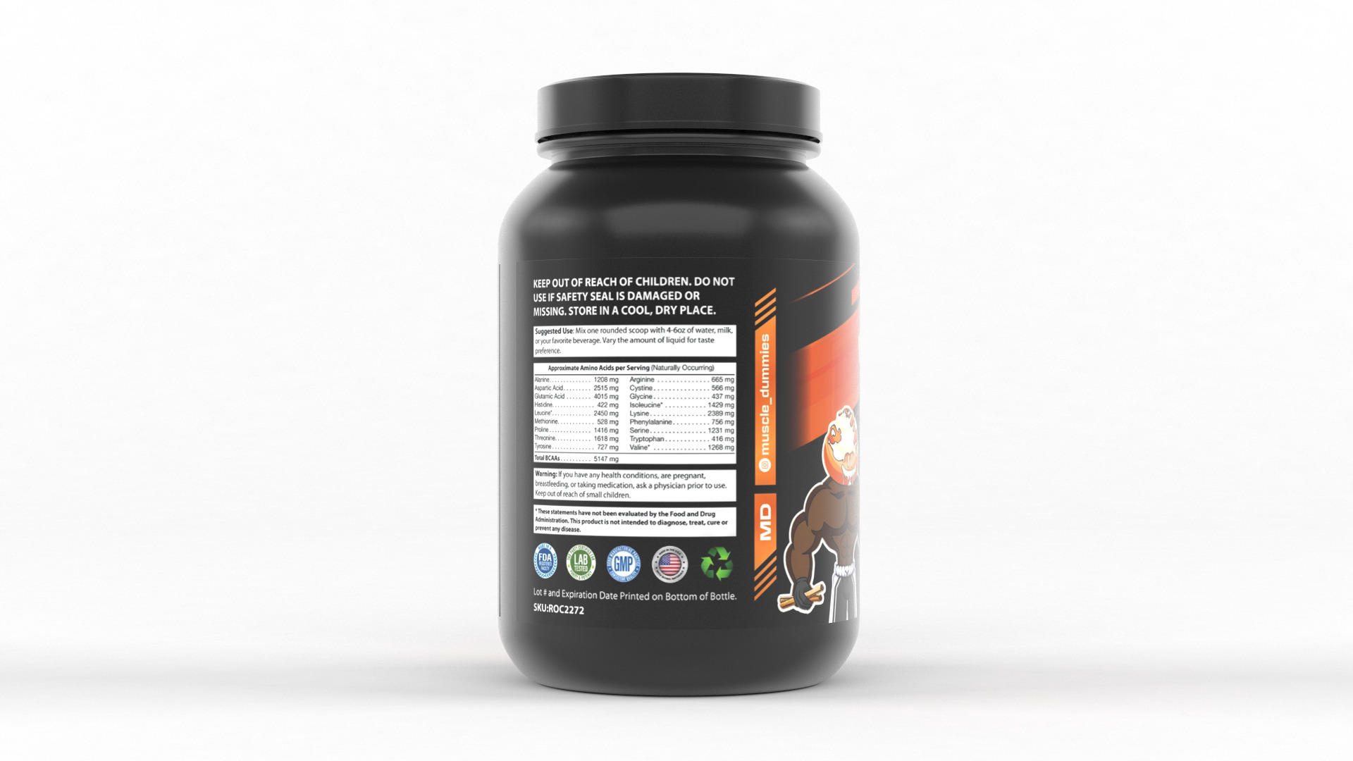 Protein Powder 3D model_3