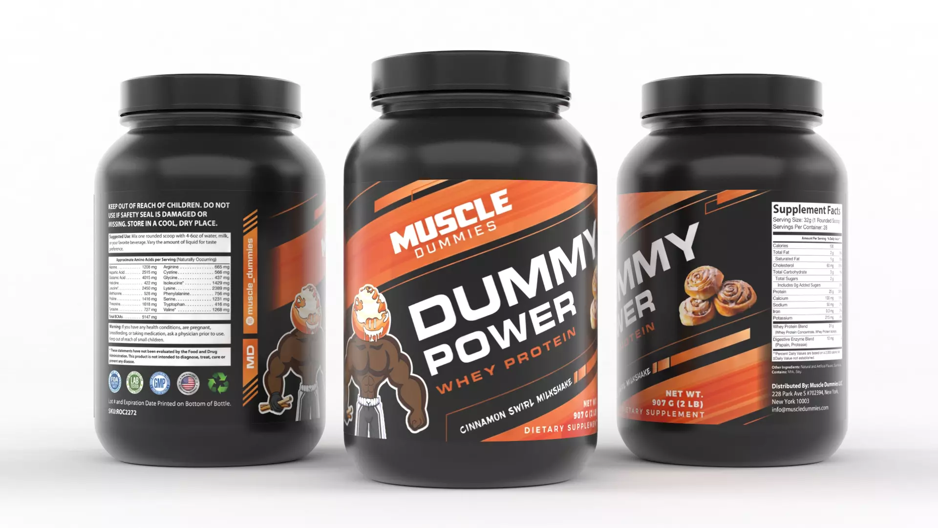 Protein Powder 3D model_0