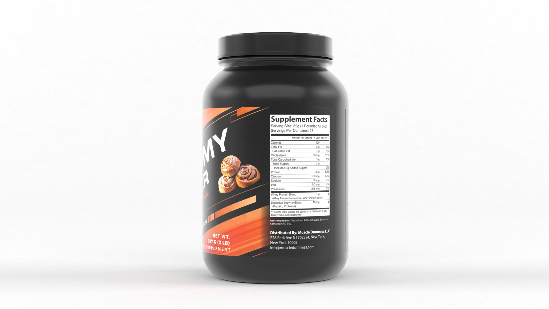Protein Powder 3D model_2