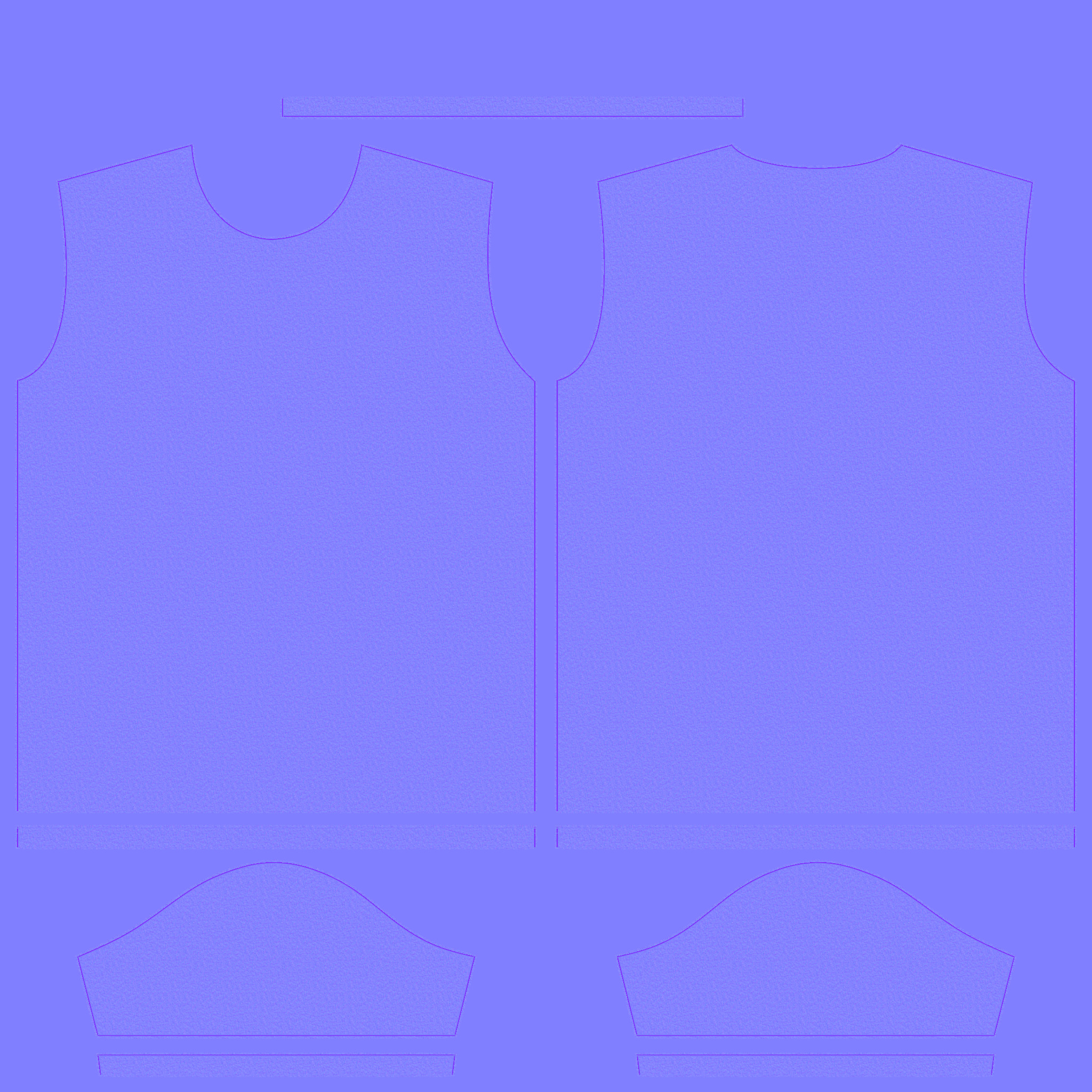 Mens T-Shirt In Low Poly Low-poly 3D model_4